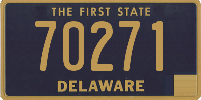 DE license plate 70271