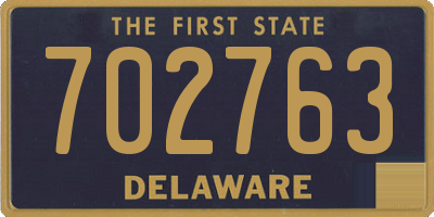 DE license plate 702763