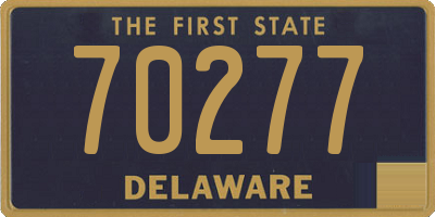 DE license plate 70277