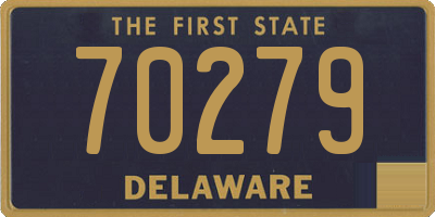 DE license plate 70279