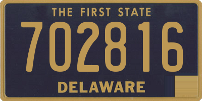 DE license plate 702816