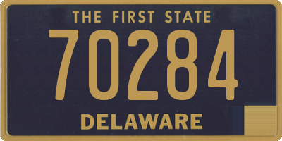 DE license plate 70284