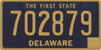DE license plate 702879