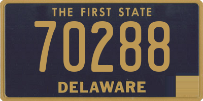DE license plate 70288