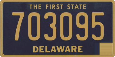 DE license plate 703095
