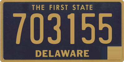DE license plate 703155