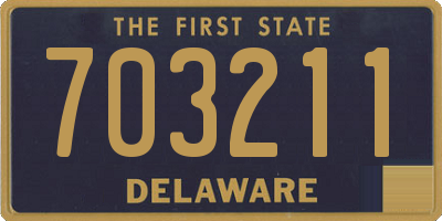 DE license plate 703211