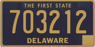 DE license plate 703212