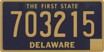 DE license plate 703215