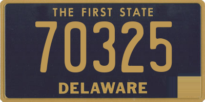 DE license plate 70325