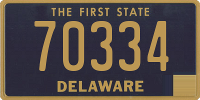 DE license plate 70334