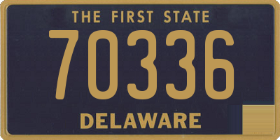 DE license plate 70336