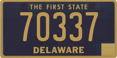 DE license plate 70337
