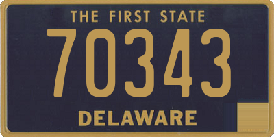 DE license plate 70343
