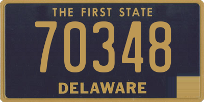 DE license plate 70348