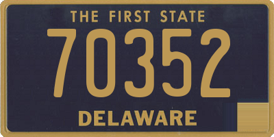DE license plate 70352