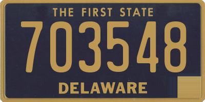 DE license plate 703548