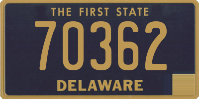 DE license plate 70362