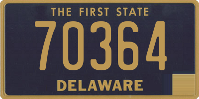 DE license plate 70364