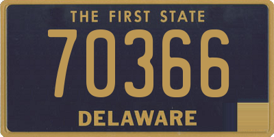 DE license plate 70366