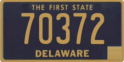 DE license plate 70372