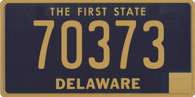 DE license plate 70373
