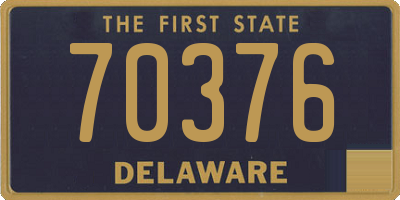 DE license plate 70376