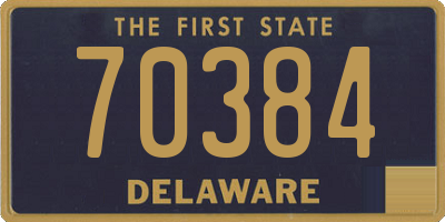 DE license plate 70384