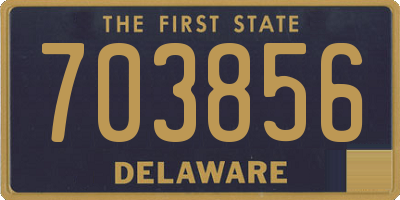 DE license plate 703856