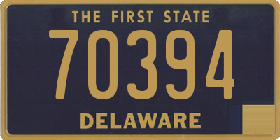 DE license plate 70394