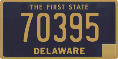 DE license plate 70395