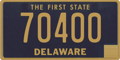 DE license plate 70400