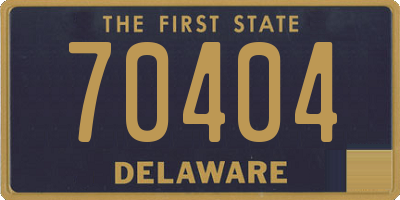 DE license plate 70404