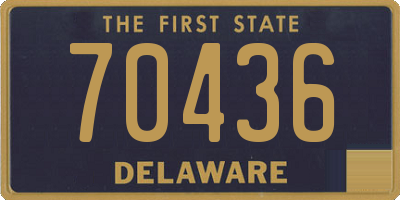 DE license plate 70436