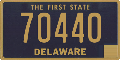 DE license plate 70440