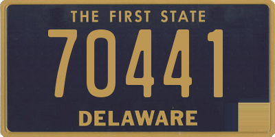 DE license plate 70441