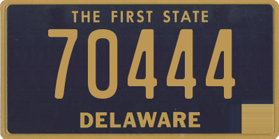 DE license plate 70444