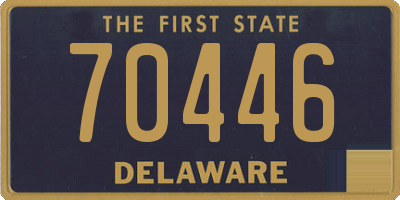 DE license plate 70446