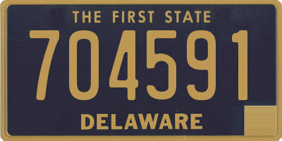 DE license plate 704591