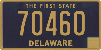 DE license plate 70460
