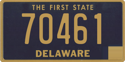 DE license plate 70461