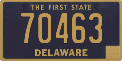 DE license plate 70463