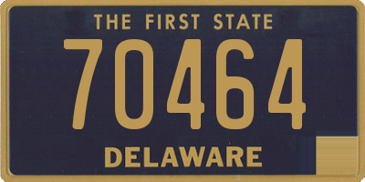 DE license plate 70464