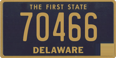 DE license plate 70466