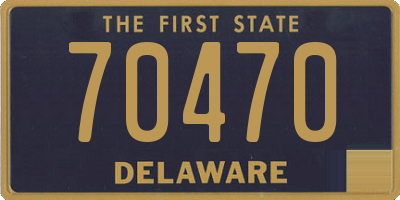 DE license plate 70470