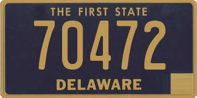 DE license plate 70472
