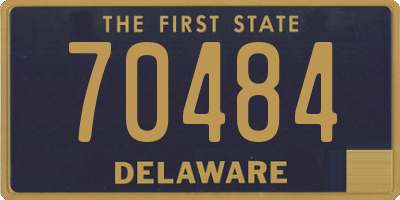DE license plate 70484