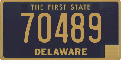 DE license plate 70489