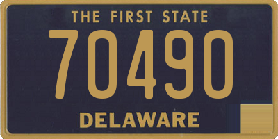 DE license plate 70490