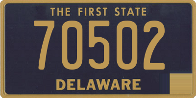 DE license plate 70502